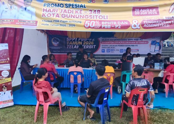 Hari Jadi ke-348 Kota Gunungsitoli, BRI BO Gunungsitoli Hadirkan Layanan Pembayaran BPHTB dan PBB-P2 di Alun-Alun Kota
