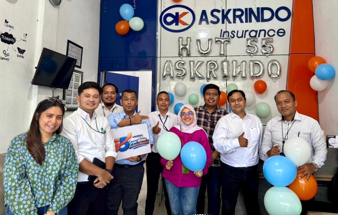 BRI BO Kisaran Ucapkan Selamat HUT ke-55 Askrindo, Komitmen Bersama Majukan UMKM Daerah