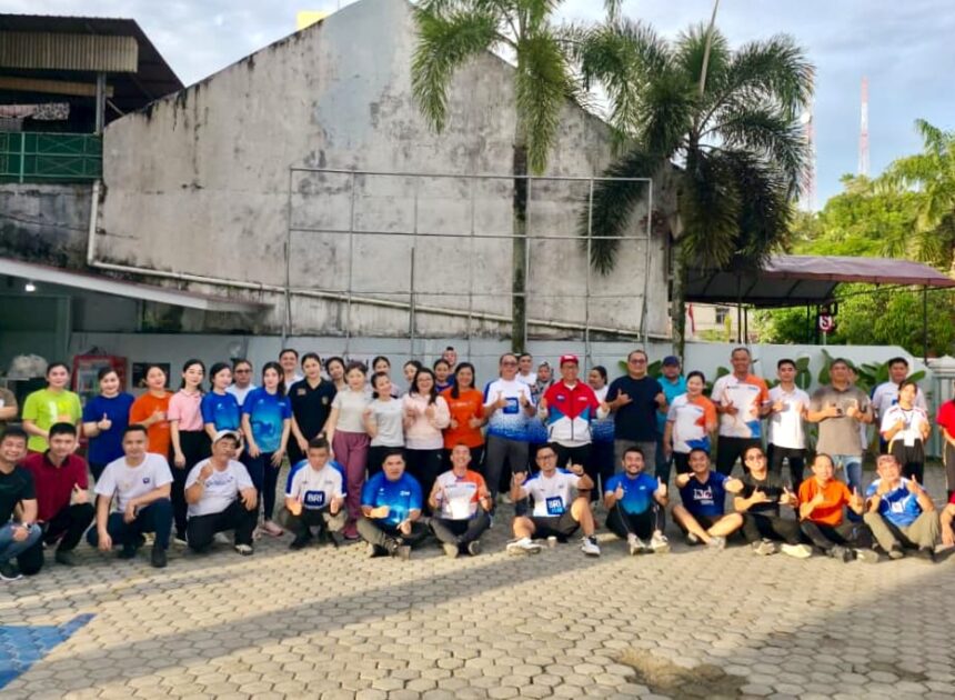 BRI Gunungsitoli Gelar Senam Sehat untuk Pererat Kekompakan Antar Pekerja