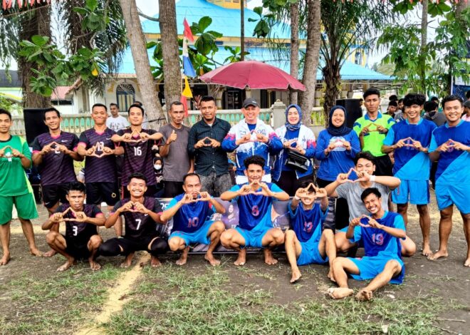 Semarak HUT RI ke-81 dan HUT ke-25 Partai Demokrat, Turnamen Tarkam Satukan Warga dalam Kegembiraan