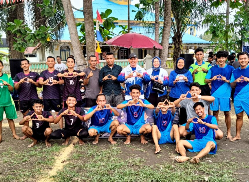 Semarak HUT RI ke-81 dan HUT ke-25 Partai Demokrat, Turnamen Tarkam Satukan Warga dalam Kegembiraan