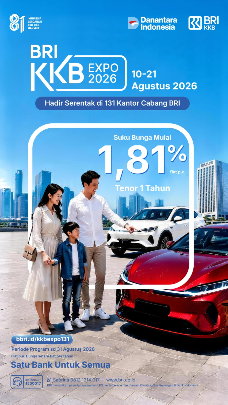 BRI KKB Expo 2026 Hadir di Halaman Kantor BRI BO Kisaran, Tawarkan Promo Pembiayaan Kendaraan