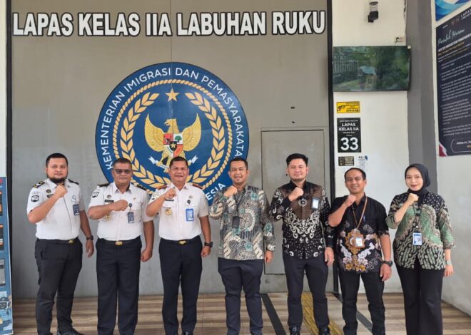 BRI BO Kisaran Perkuat Silaturahmi dan Sinergisitas Kelembagaan dengan Lapas Labuhan Ruku